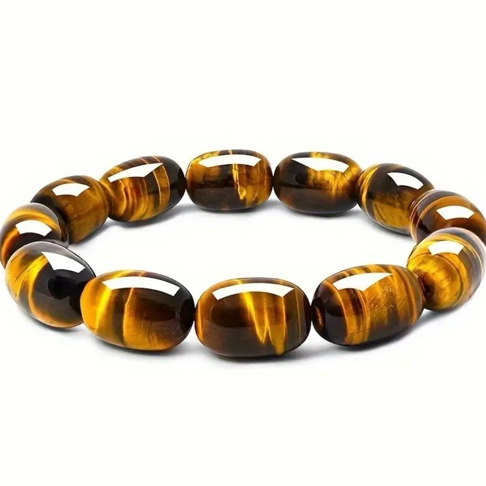 Tiger Eye Beaded Bracelet - Picture 2 of 2
